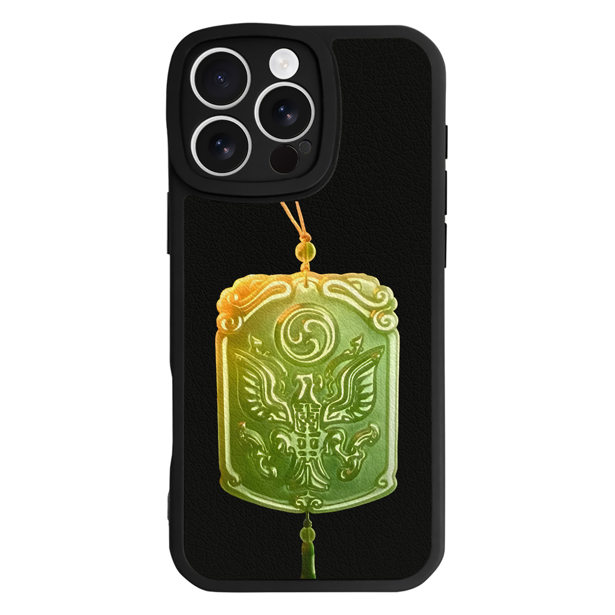 （画像用） Ne Zha 2 ナタ 魔童の大暴れ 【iPhone 16シリーズ対応】シリコンスマホケース（レザー調） 材質：シリコン
